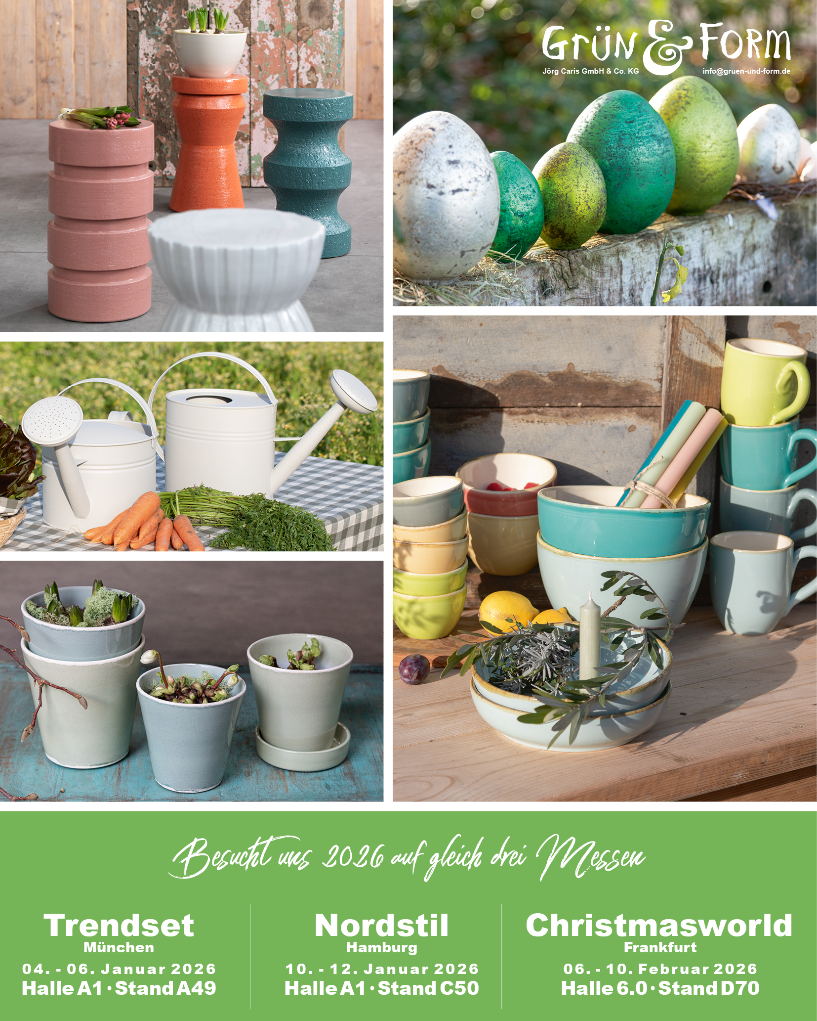 Gleich drei Fachmessen im neuen Jahr