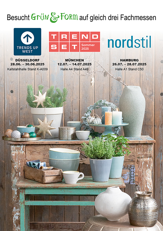 Besuchen Sie uns auf gleich 3 Messen